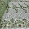 1 Yard Yellow 3D Floral Beaded & Sequined Lace Fabric, Embroidered Sparkling Mesh, 52" Wide, Polyester
